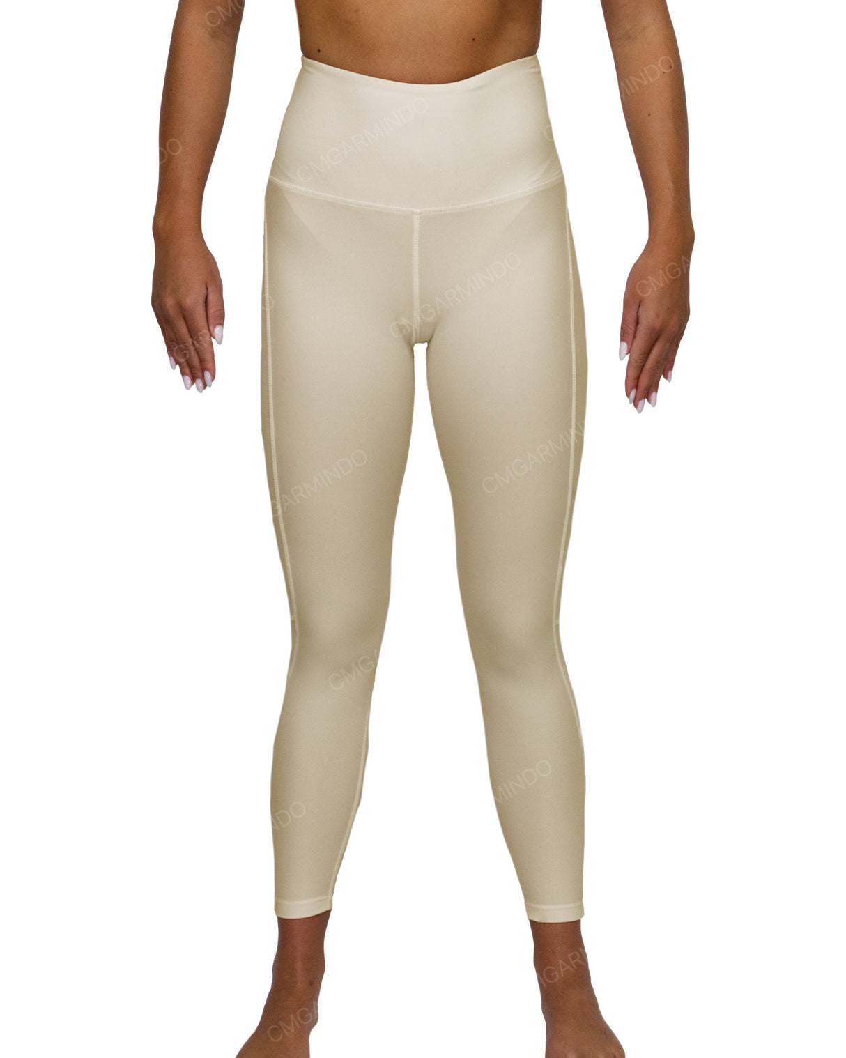 High Rise 7/8 Length Back Mesh Leggings