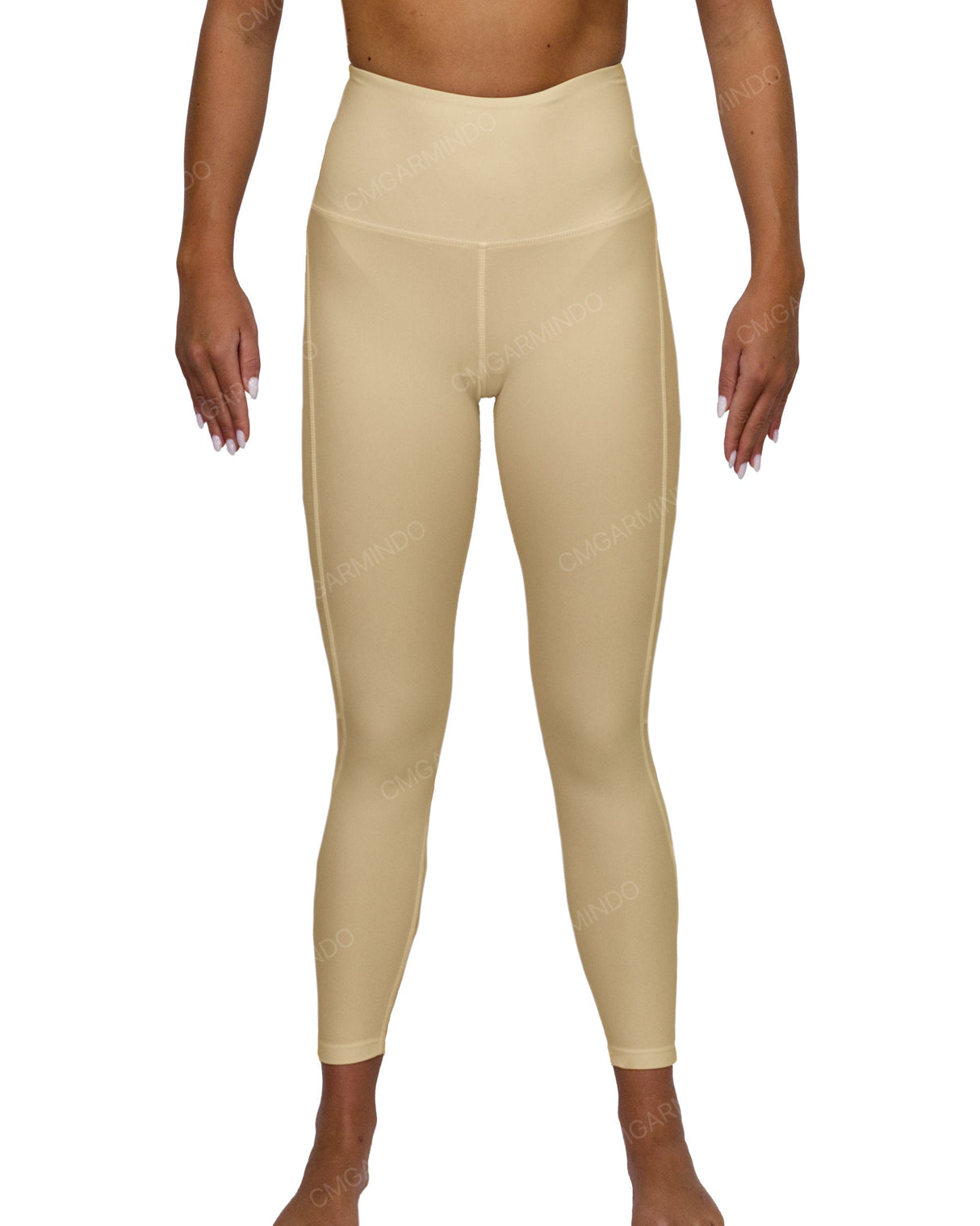 High Rise 7/8 Length Back Mesh Leggings