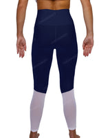 High Rise 7/8 Length Back Mesh Leggings