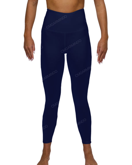 High Rise 7/8 Length Back Mesh Leggings
