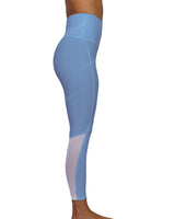 High Rise 7/8 Length Back Mesh Leggings