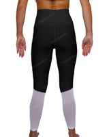 High Rise 7/8 Length Back Mesh Leggings