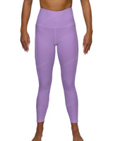 High Rise 7/8 Length Back Mesh Leggings