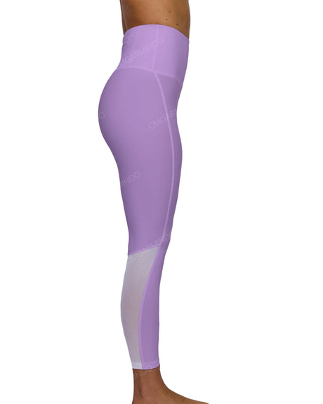 High Rise 7/8 Length Back Mesh Leggings