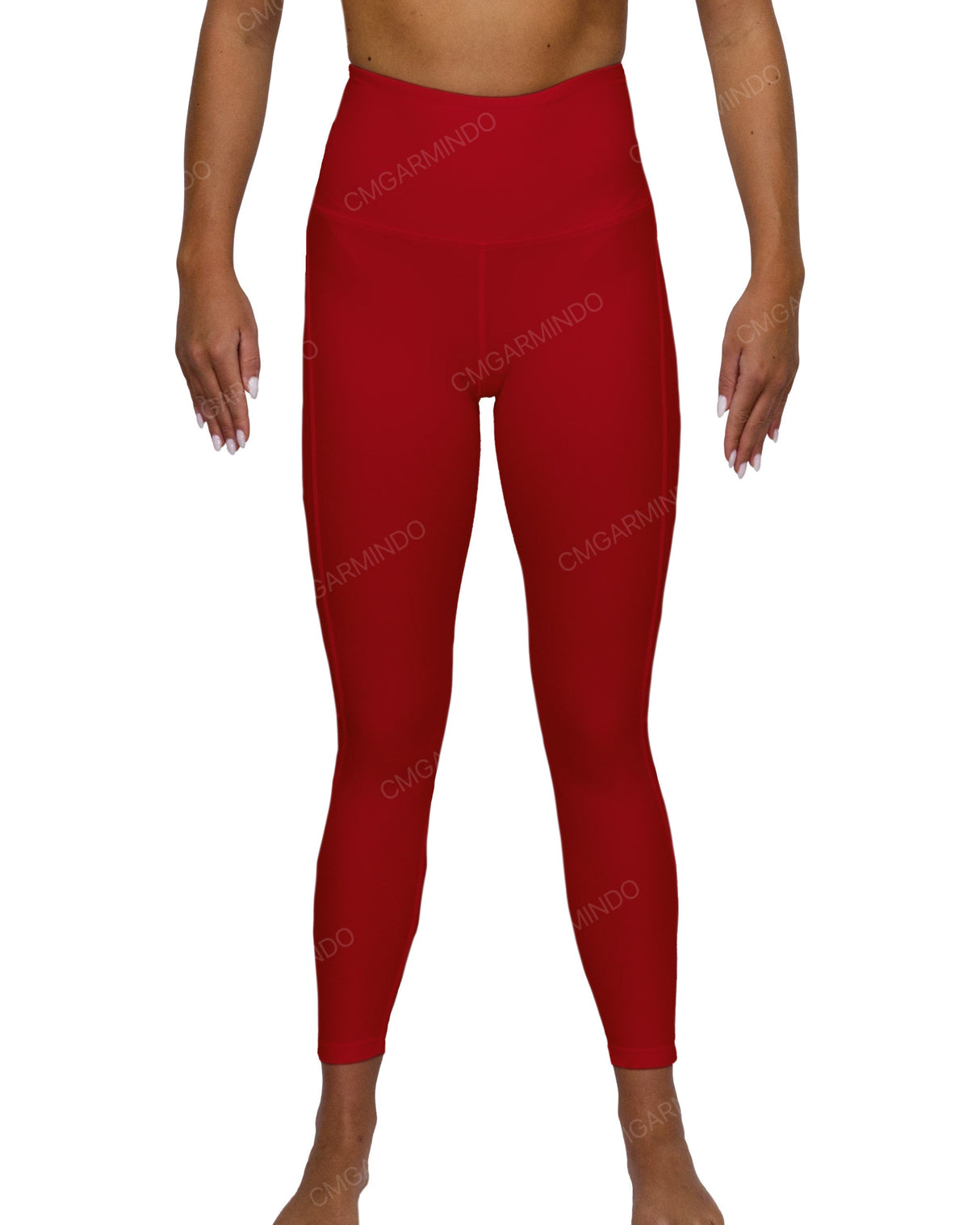 High Rise 7/8 Length Back Mesh Leggings