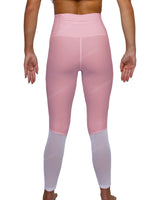 High Rise 7/8 Length Back Mesh Leggings