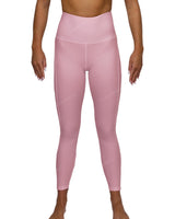High Rise 7/8 Length Back Mesh Leggings