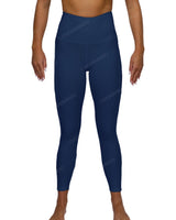 High Rise 7/8 Length Back Mesh Leggings