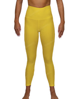 High Rise 7/8 Length Back Mesh Leggings