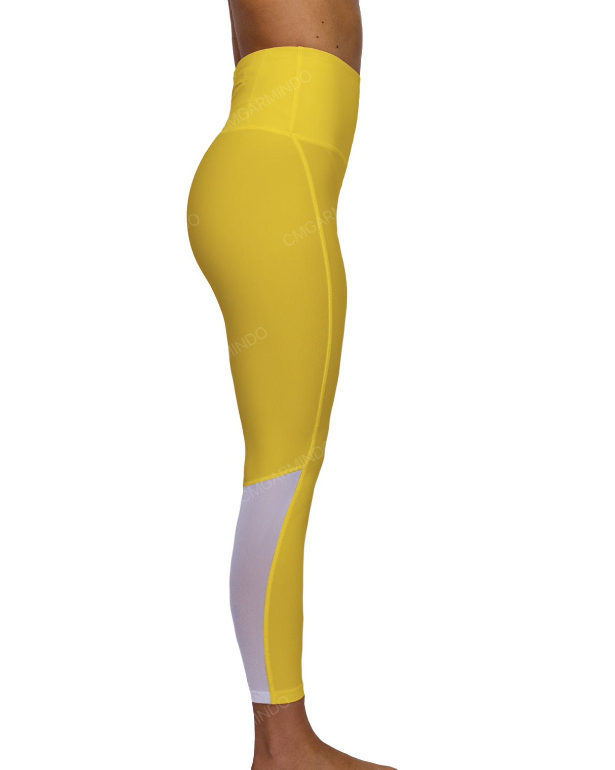 High Rise 7/8 Length Back Mesh Leggings