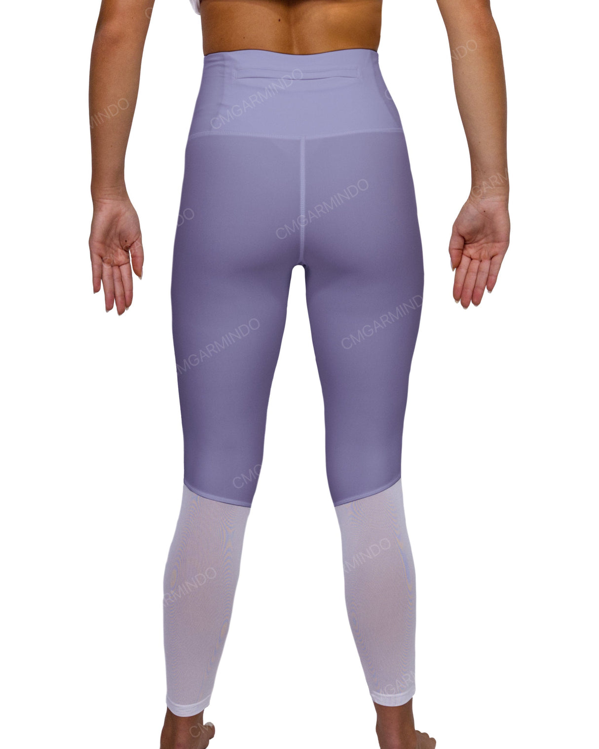 High Rise 7/8 Length Back Mesh Leggings