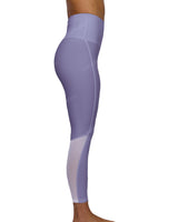 High Rise 7/8 Length Back Mesh Leggings