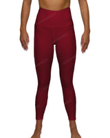 High Rise 7/8 Length Back Mesh Leggings