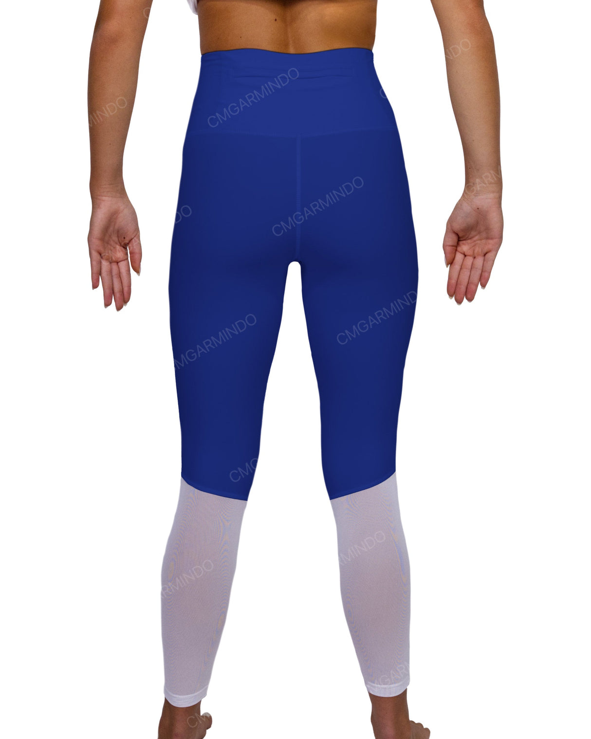 High Rise 7/8 Length Back Mesh Leggings