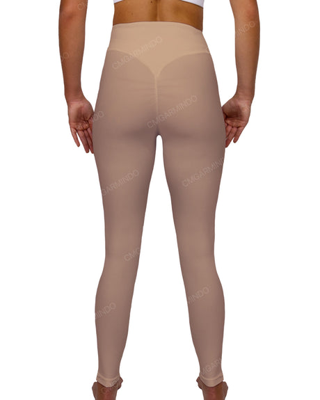 High Rise Deep V-Back Full Length Leggings