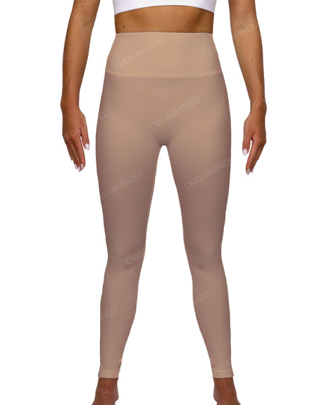 High Rise Deep V-Back Full Length Leggings