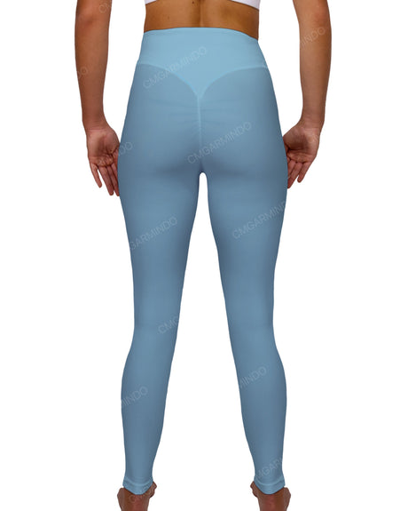 High Rise Deep V-Back Full Length Leggings