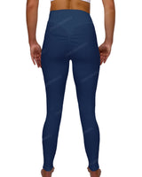 High Rise Deep V-Back Full Length Leggings