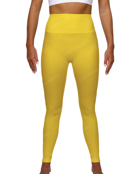 High Rise Deep V-Back Full Length Leggings
