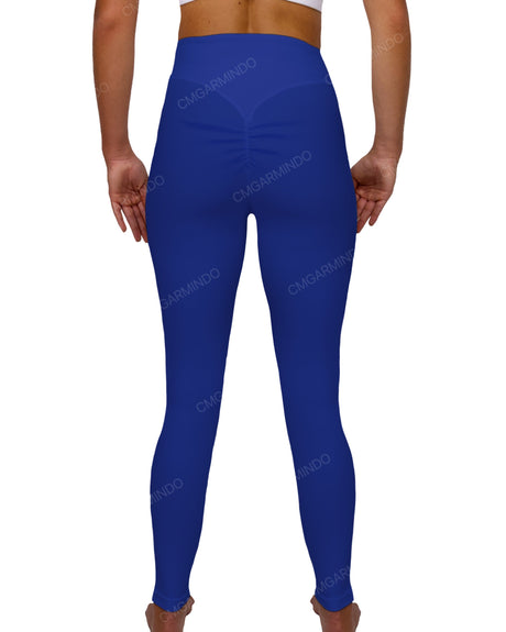 High Rise Deep V-Back Full Length Leggings