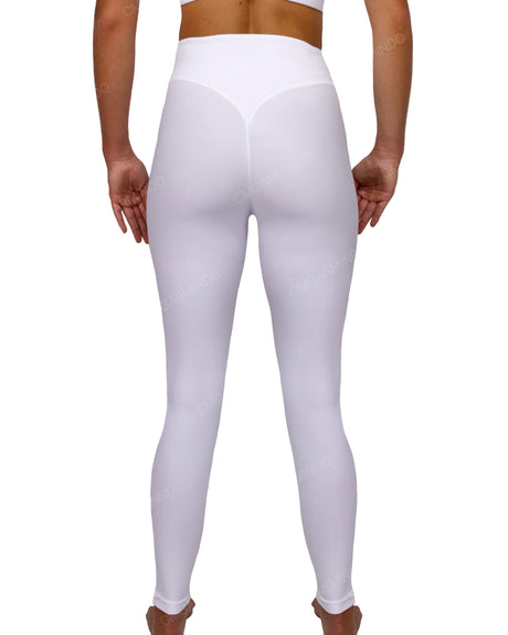 High Rise Deep V-Back Full Length Leggings