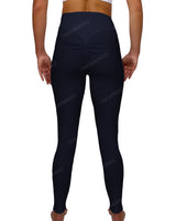 High Rise Deep V-Back Full Length Leggings