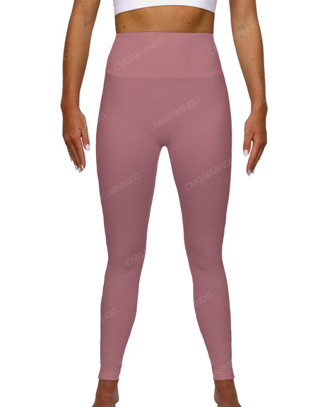 High Rise Deep V-Back Full Length Leggings