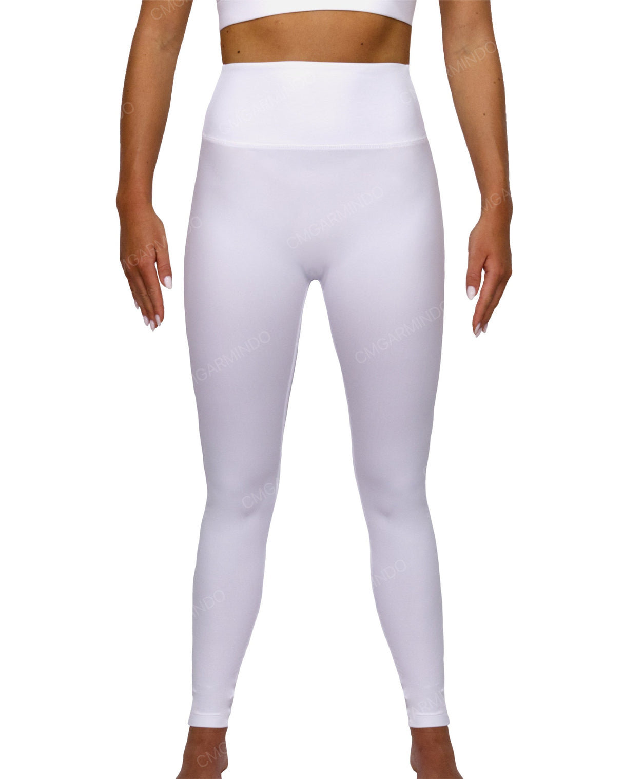 High Rise Deep V-Back Full Length Leggings
