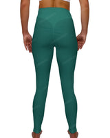 High Rise Deep V-Back Full Length Leggings