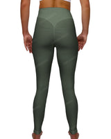 High Rise Deep V-Back Full Length Leggings