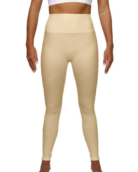 High Rise Deep V-Back Full Length Leggings