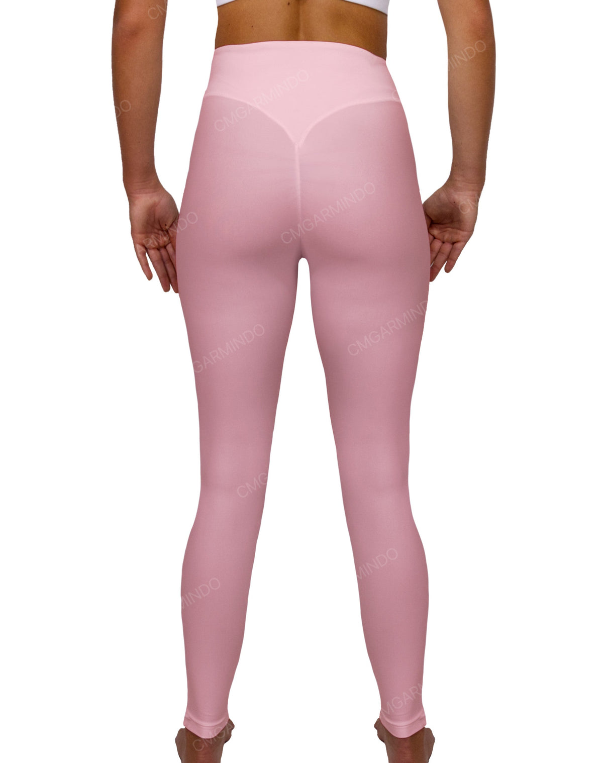 High Rise Deep V-Back Full Length Leggings