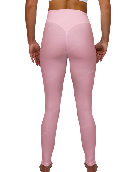 High Rise Deep V-Back Full Length Leggings
