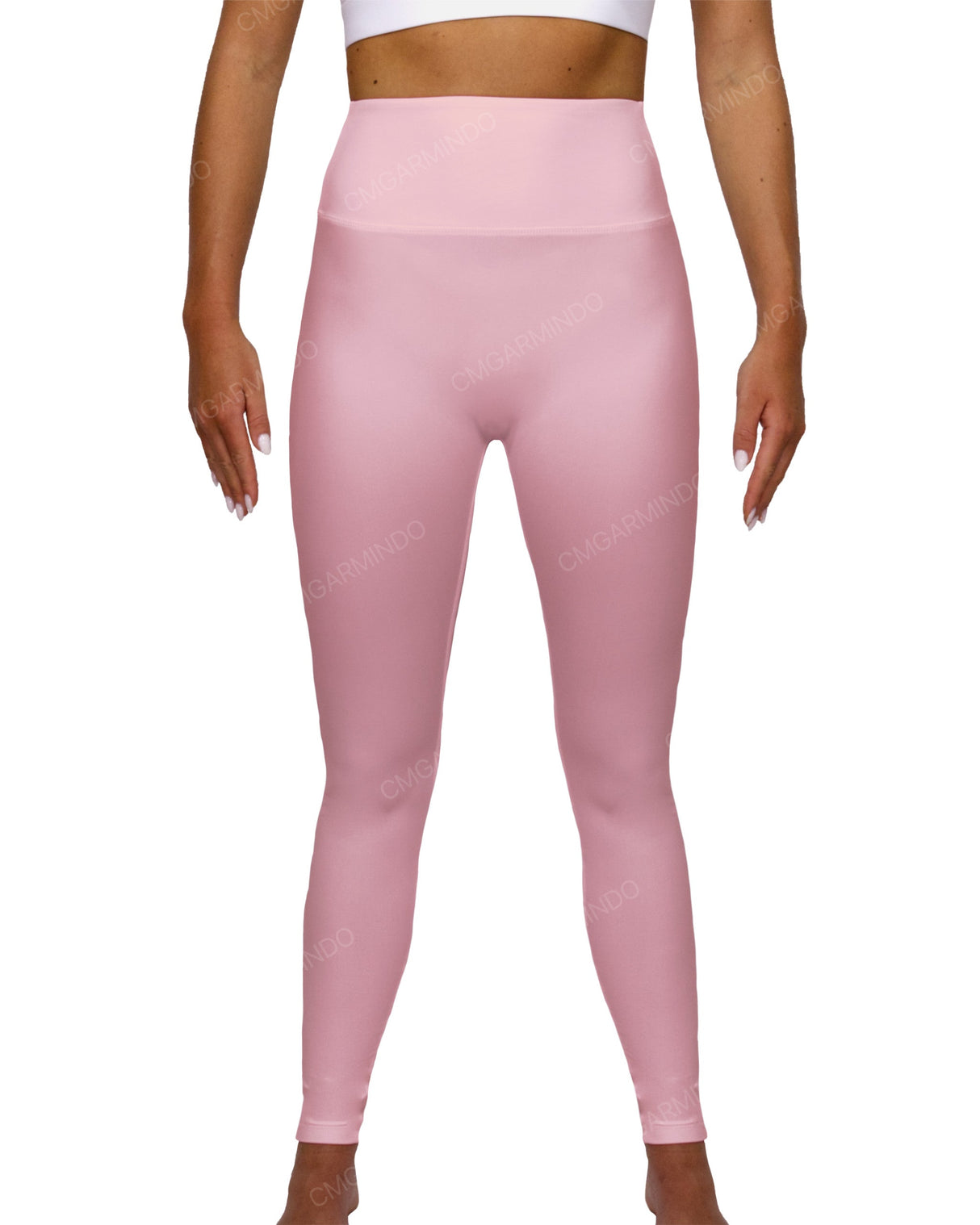 High Rise Deep V-Back Full Length Leggings