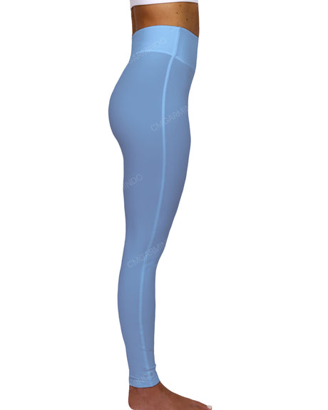 High Rise Deep V-Back Full Length Leggings