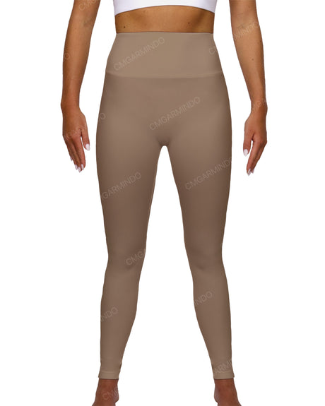 High Rise Deep V-Back Full Length Leggings
