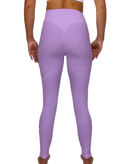 High Rise Deep V-Back Full Length Leggings