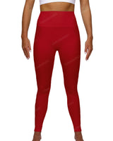High Rise Deep V-Back Full Length Leggings