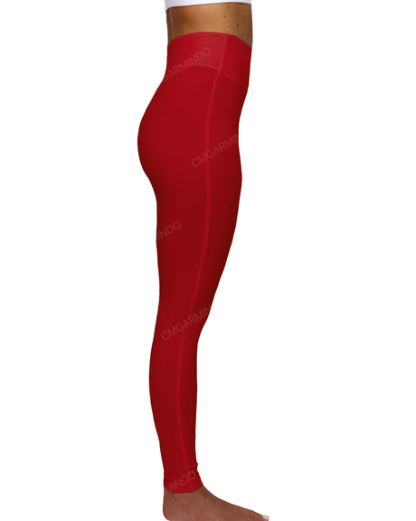 High Rise Deep V-Back Full Length Leggings