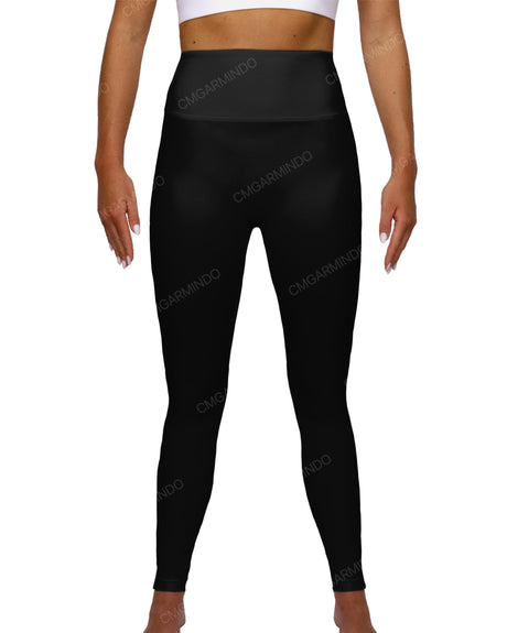 High Rise Deep V-Back Full Length Leggings