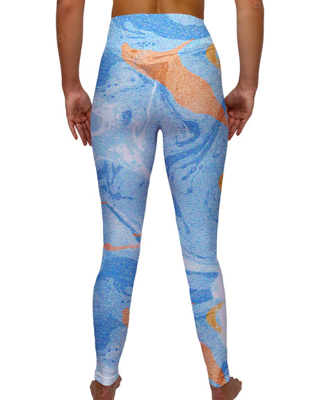 High Rise Deep V-Back Full Length Leggings