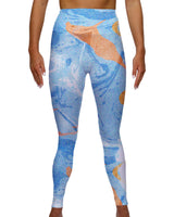 High Rise Deep V-Back Full Length Leggings