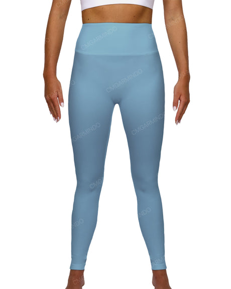 High Rise Deep V-Back Full Length Leggings
