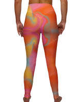 High Rise Deep V-Back Full Length Leggings