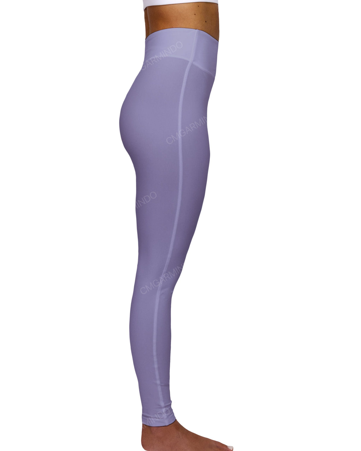High Rise Deep V-Back Full Length Leggings