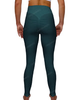 High Rise Deep V-Back Full Length Leggings