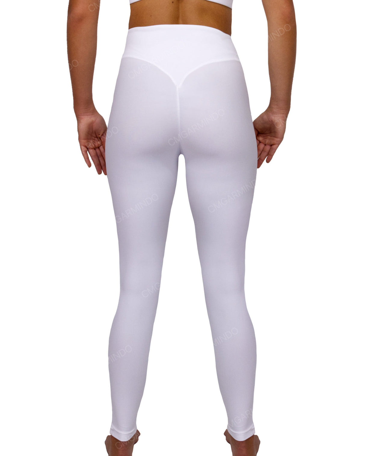 High Rise Deep V-Back Full Length Leggings