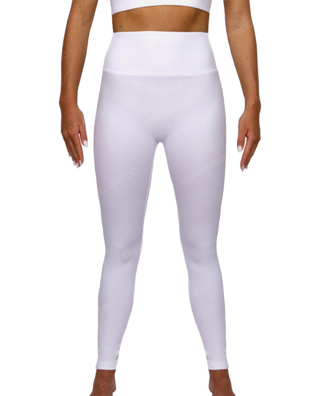 High Rise Deep V-Back Full Length Leggings