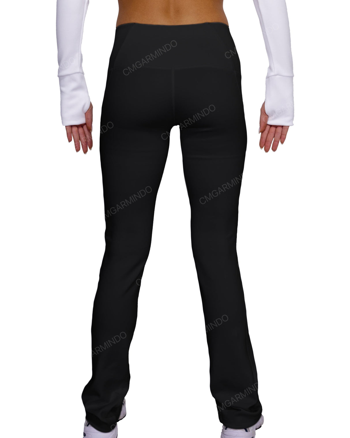 Mid Rise Wide Leg Leggings