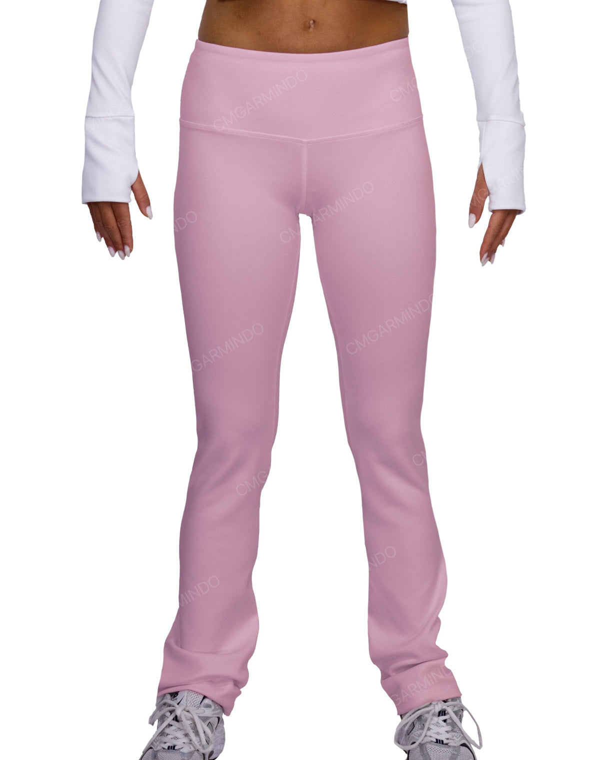 Mid Rise Wide Leg Leggings